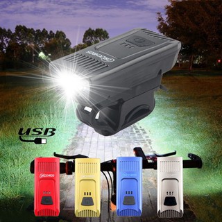 Lee Bicycle ไฟหน้าจักรยานORCKHROS กันน้ำ แบตทนทาน USB (yc-1803)