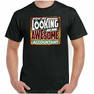 [COD]ขายดี เสื้อยืดลําลอง แขนสั้น คอกลม พิมพ์ลาย Youre Looking at an Awesome JGbhdm50ACoiak26 สําหรับผู้ชาย