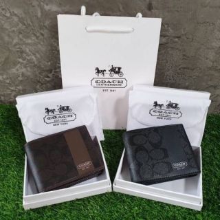 กระเป๋าสตางค์ coach พร้อมกระเป๋าเล็กใส่บัตร