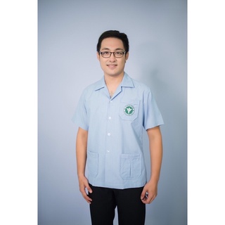 เสื้อซาฟารีสาธารณสุขฟ้า ชาย รังสิมา