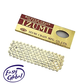 ญี่ปุ่น IZUMI จักรยาน Chain Track Single Chain/Fix Gear Speed Chain Chain จักรยานโซ่ 410 Series 116 Links