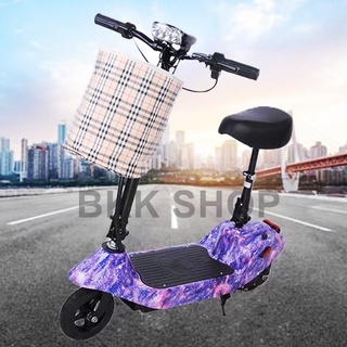 (ใหม่) สกู๊ตเตอร์ไฟฟ้า Electric Scooter 24V ไฟหน้า LED สกูตเตอร์ไฟฟ้า E-Scooter มอเตอร์ 350W รองรับน้ำหนัก 150 กิโลกรัม