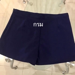A03 กางเกงขาสั้นฮานาโกะ ซิปข้าง กระเป๋าข้าง ผ้าหนา เนื้อดี