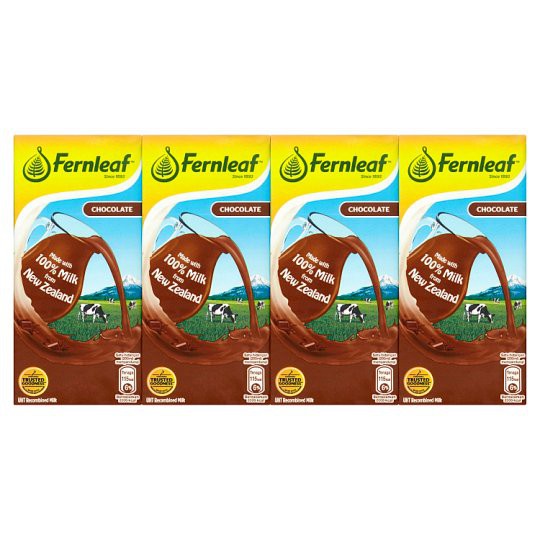 Fernleaf Chocolate UHT Recombined Milk 4 x 200ml