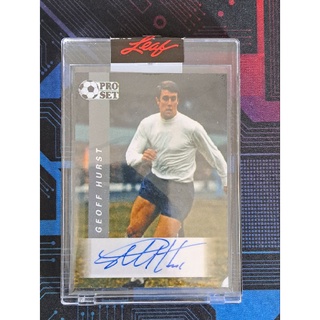 การ์ดลายเซ็นนักฟุตบอล geoff hurst