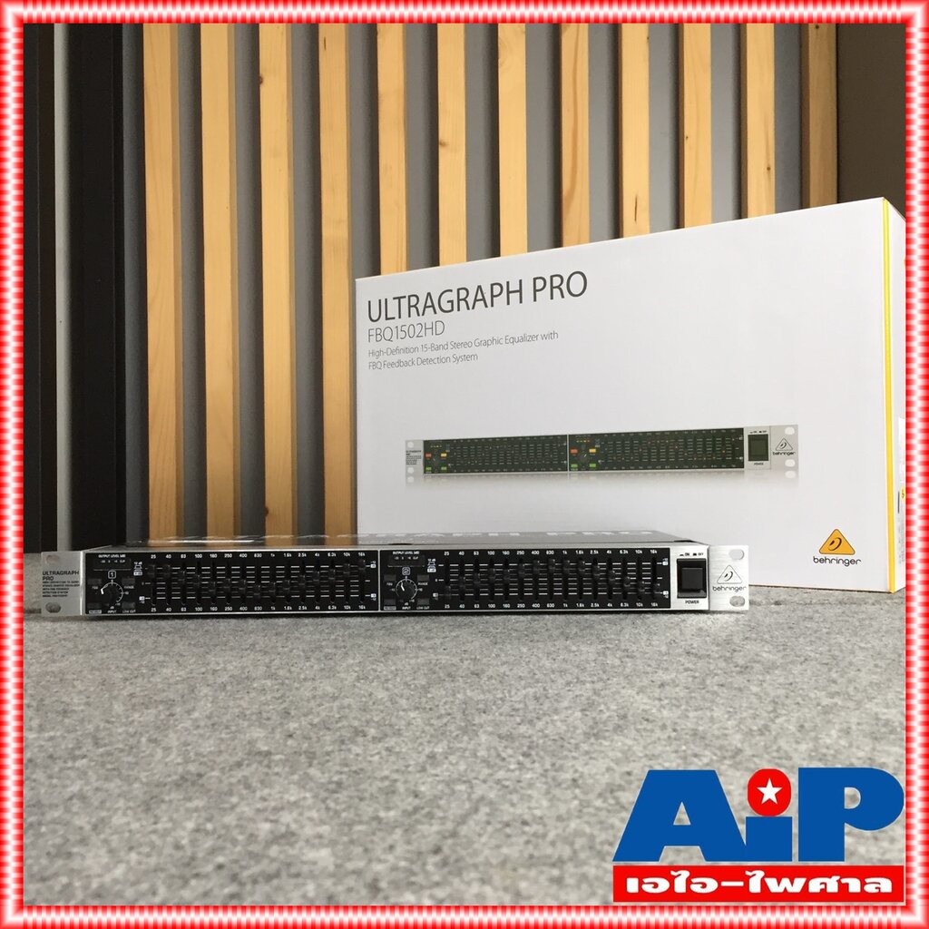 BEHRINGER FBQ-1502 EQ เครื่องขยายเสียง เครื่องปรับแต่งเสียง เครื่องเสียง อีคิว FBQ 1502 FBQ1502 เอไอ