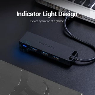 Vention ฮับ 5Gbps USB 3.0 4 พอร์ต ความเร็วสูง สําหรับเครื่องพิมพ์ แล็ปท็อป PC Xbox PS5 Surport Charging