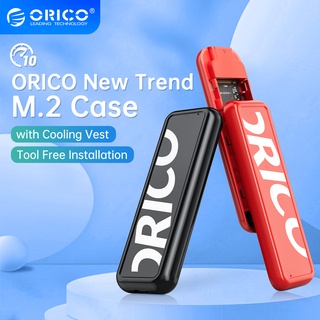 Orico เคส M2 NVMe SSD 6Gbps 10Gbps USB 3.2 Gen 2 Type C M.2 SSD คลาสสิก สีแดง สีดํา รองรับการนอนหลับอัจฉริยะ