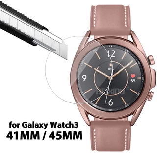 ฟิล์มกระจกนิรภัยกันรอยหน้าจอสําหรับ Samsung Galaxy Watch 3 45 มม . 41 มม .