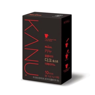 Maxim Kanu Dark Roast Americano [10 ซอง/9 g.] :: กาแฟอเมริกาโน่เข้มข้นสำเร็จรูปจากประเทศเกาหลี