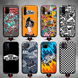 เคสโทรศัพท์มือถือ ซิลิโคน ลายโลโก้ Vans สีดํา สําหรับ Samsung A10S A20 A30 A20S A20E A30S 40