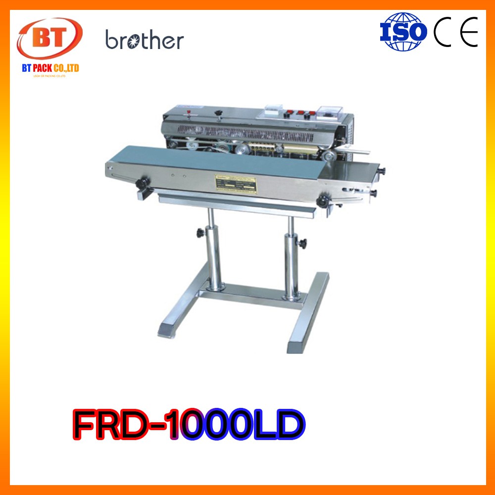เครื่องซีลสายพานต่อเนื่องพิมพิ์วันที่ในตัว รุ่น FRD-1000LD