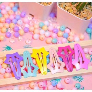 ใส่โค้ด NEWSS10 ลด100 🎀กิ๊บติดผมแฟชั่น 90’s สีพาสเทล