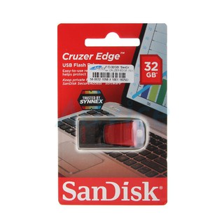 32GB "SanDisk" CRUZER EDGE (SDCZ51) สินค้ารับประกัน 5 ปี