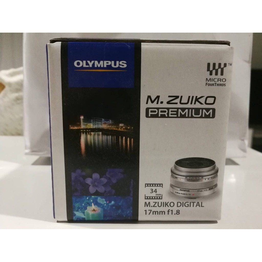 ขายเลนส์ M.ZUIKO DIGITAL 17mm F1.8 (เทียบ full frame 35 mm)  สภาพใหม่มากๆ ประกันเพิ่งหมดเมื่อ 30 jul