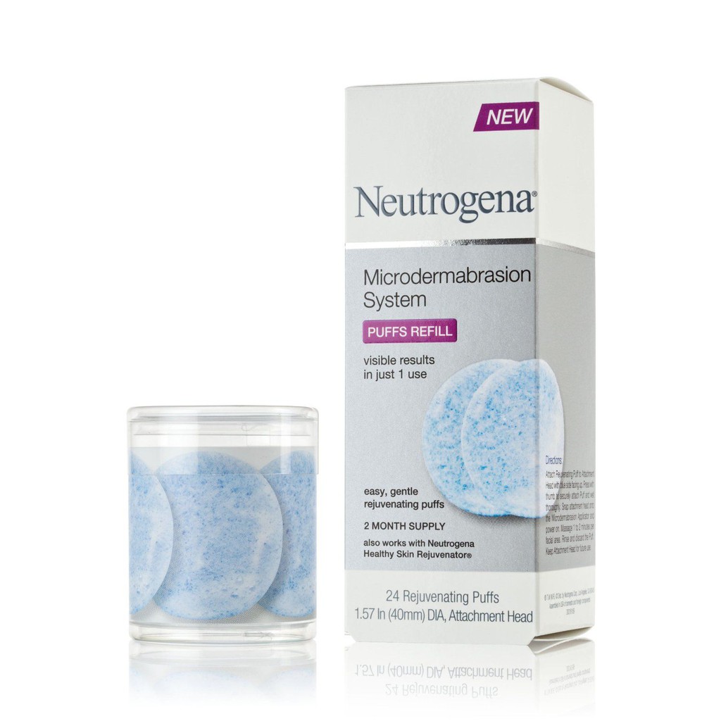 ของแท้จากอเมริกา Refill Neutrogena Microdermabrasion System 24แผ่น