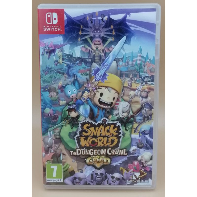 (มือสอง) มือ2 เกม Nintendo Switch : Snack World The Dungeon Crawl Gold ภาษาอังกฤษ สภาพดี