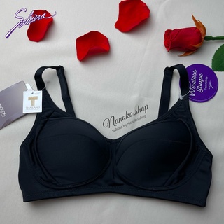 32B,34B เสื้อชั้นใน รุ่น Function Bra Wireless Shape (ไม่มีโครง) SBO338BK