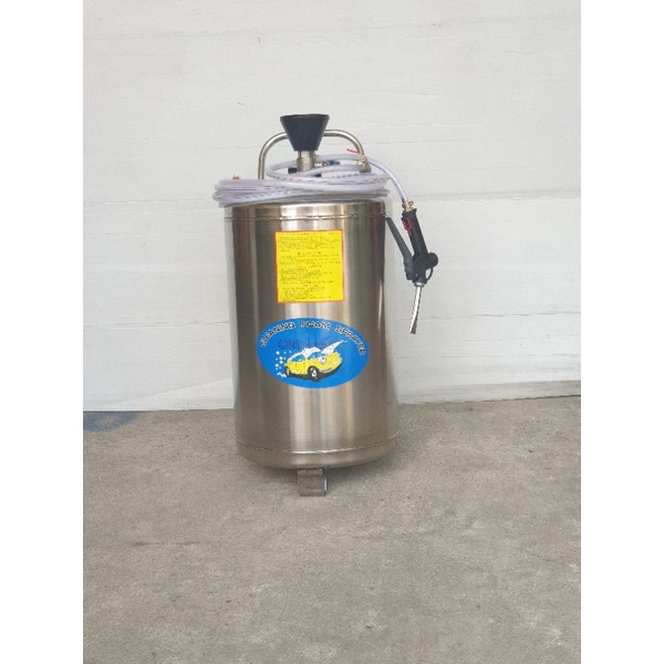 ถังฉีดพ่นโฟม80ลิตรสำหรับคาร์แคร์รับประกันถัง1ปีอุปกรณ์6เดือนสแตนเลส304สายฉัดโฟมยาว10เมตรวาล์วเติมโฟมทำจากสแตนเลสราคา4000