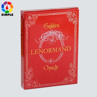 Golden Lenormand Oracle Cards popular oracle cards 9th-century lenormand deck