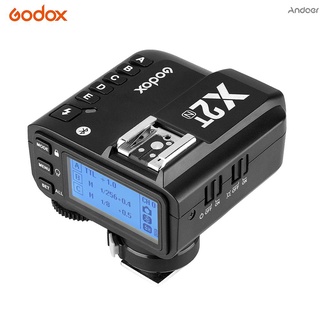 Godox X2T-N i-TTL แฟลชทริกเกอร์ไร้สาย 1/8000s HSS 2.4G สําหรับกล้อง Nikon DSLR Godox V1 TT350N AD200 AD200Pro iPhone X 8 8 Plus HUA