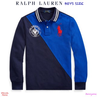 RALPH LAUREN BIG PONY COTTON MESH POLO ( BOYS SIZE 8-20 YEARS )