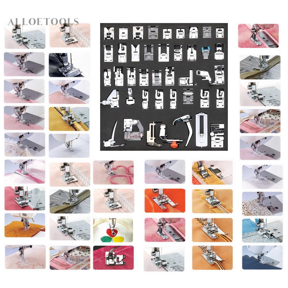 COD√FOL 62pcs Multifunctional Domestic Sewing Machine Presser Feet Set