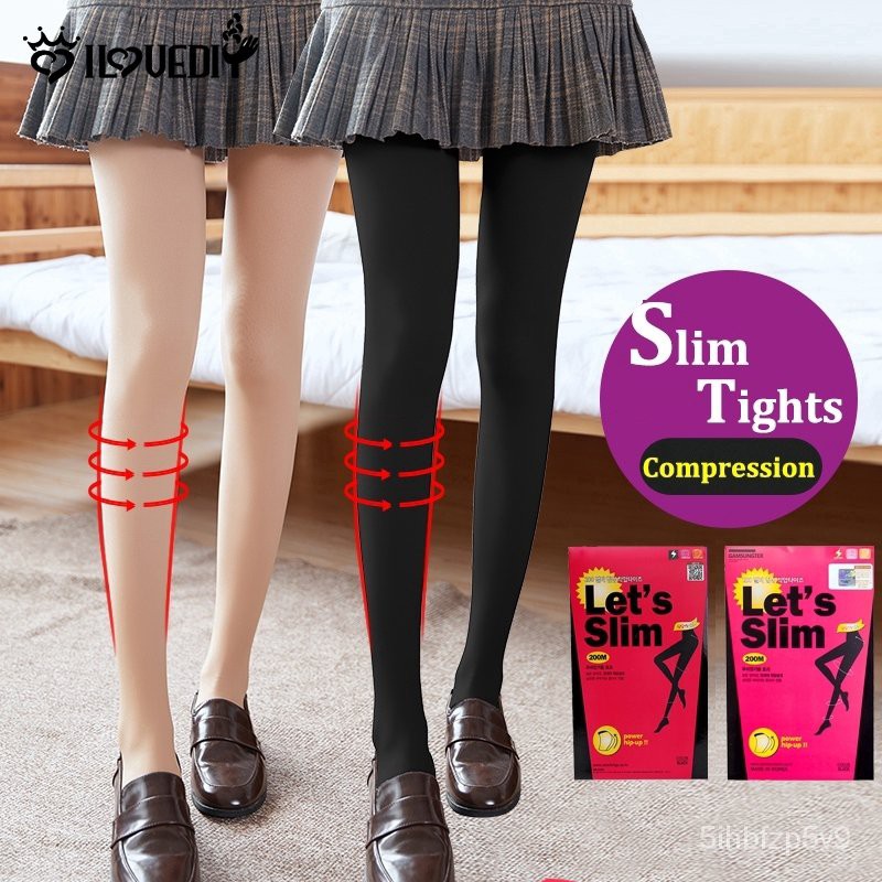 [ds] Japanese Let S Slim Most Popular High Stockings Women 200m Power Compression Slimming Leg