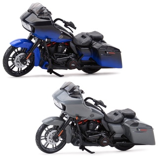 Maisto 1:18 2018 CVO Road Glide รถหล่อแบบคงที่โมเดลรถจักรยานยนต์ของเล่นงานอดิเรกของสะสม