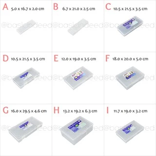 Keyway กล่องดินสอ พลาสติก ใส ขุ่น กล่องอเนกประสงค์ ใส่แมส ใส่หน้ากากอนามัย Basic Indeed ออกใบกำกับภาษีได้