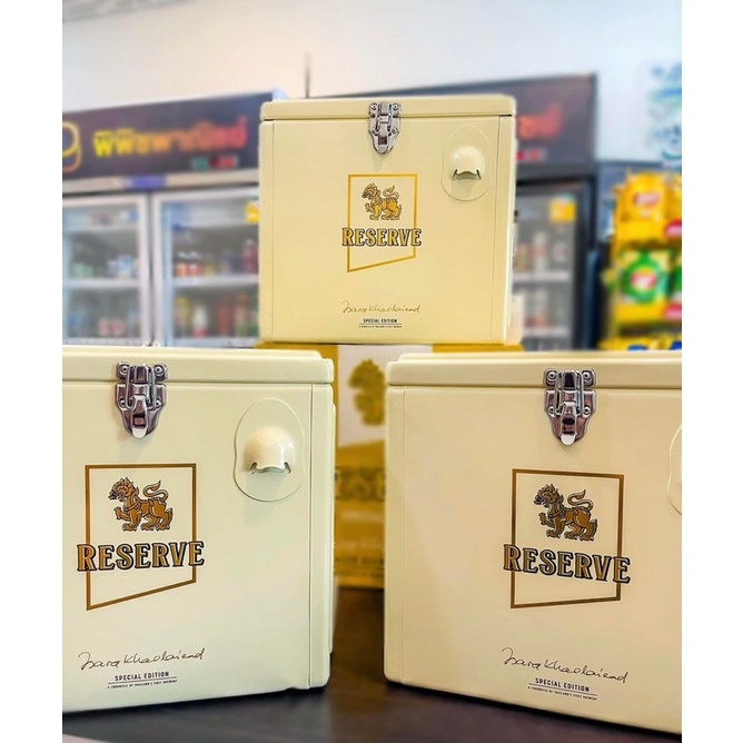 ถังเก็บความเย็น สิงห์reserve 2021 limited edition #singha #reserve #กระติกน้ำแข็ง