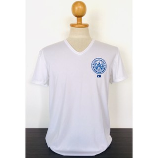 เสื้อรองในทหาร เสื้อยืด แขนสั้น-คอวี ผ้านาโน สกรีนตราโรงเรียนทหารสารวัตร