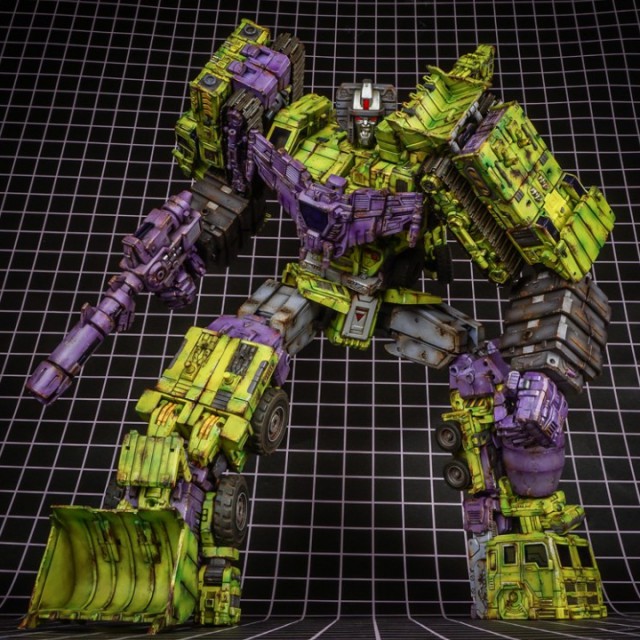 Toy World TW-07G Constructor Weathered Green Version (Devastator) ของเล่นแปลงร่าง Transformers Third Party