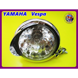 จานฉาย ไฟแต่ง​ สีขาว   -  Vespa YAMAHA Headlight White