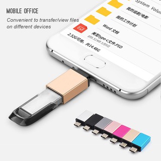 Type-C to OTG Alloy อะแดปเตอร์โทรศัพท์มือถือสำหรับ Huawei