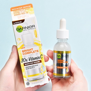 ✅พร้อมส่ง แท้100% การ์นิเย่ ไลท์คอมพลีท วิตามินซี บูสเตอร์ เซรั่ม 30 ml Garnier Light Complete Vitamin C Booster Serum