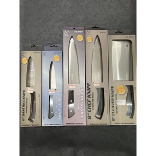 มีด ทำครัว CHEF KNIFE / UTILITY KNIFE / SANTOKU KNIFE ยี่ห้อไรโน่ Rhino หลากหลายแบบของแท้ค่ะ