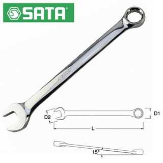 SATA ประแจ แหวนข้างปากตาย Metric Combination Spanner ขนาด 11มม