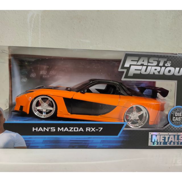 โมเดลรถเหล็ก HAN'S MAZDA RX-7  1/24 JADA TOY