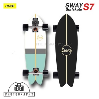 เซิร์ฟเสก็ต สเก็ตบอร์ด Sway Surfskate รุ่น S7 ‍พร้อมส่งจากไทย