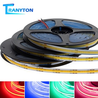 DC12V 24V 480 LEDs/m COB LED Strip  Red / Blue / Green /Pink Flexible LED Light Strip 1m/2m/3m/5m  LED Tape Decor Lights