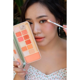 ODBO LET’S ENJOY EYESHADOW โอดีบีโอ เล็ทส์ เอ็นจอย อายแชโดว์ (OD297) อายแชโดว์ 12 เฉดสี