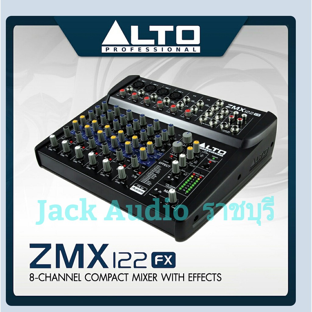 มิกเซอร์ 8 ch ALTO ZMX122FX ของแท้ 100 % !!!!!