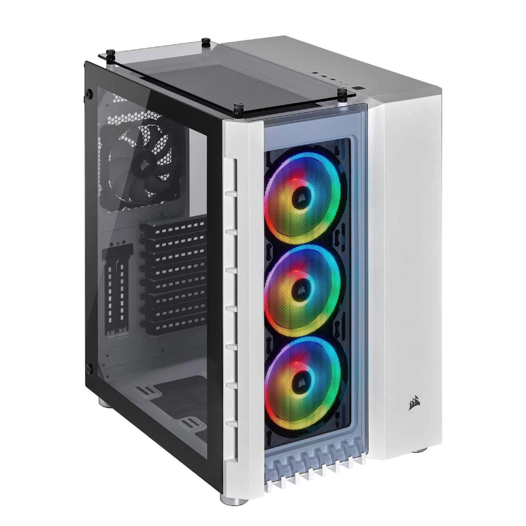 CASE (เคส) CORSAIR 680X RGB TEMPERED GLASS (WHITE) | Shopee Thailand