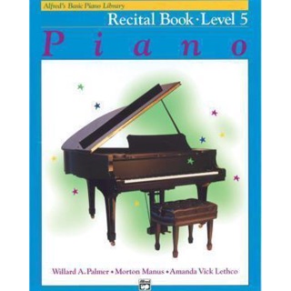 หนังสือเปียโน Alfred’s basic piano library: Recital book Level5 🎹