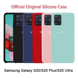 Official Original Real Liquid Silicone Case Samsung Galaxy S20 Plus Casing Samsung S20 Ultra 5G Back Cover