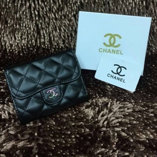 กระเป๋าสตางค์ CHANEL อะไหล่รุ้ง