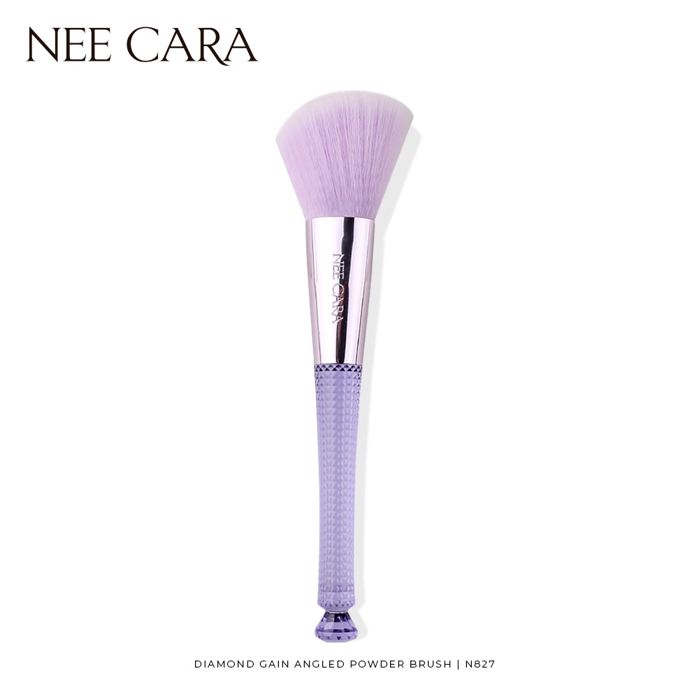 [Clearance] NEE CARA นีคาร่า แปรงแต่งหน้า N827 ปัดแก้ม ปัดแป้ง ANGLED POWDER BRUSH