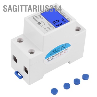 Sagittarius314 รางเมาท์รางเมาท์ Kwh หน้าจอ Lcd 5-32A 230V 50Hz เฟสเดียว Dds528