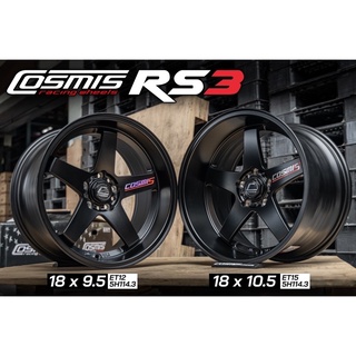 ล้อแม็กซ์ Cosmis Rs3 ขอบ 18 ห้ารู สวย สปอร์ต ทนทานรับประกัน 6 ปี ราคาต่อสี่วง ลดอีก 2000